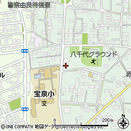 ＪＡ太田市宝泉周辺の地図