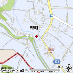 栃木県足利市県町1475周辺の地図