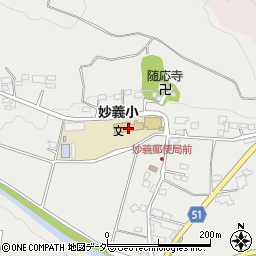 富岡市立妙義小学校周辺の地図