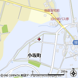 石川県加賀市小坂町周辺の地図