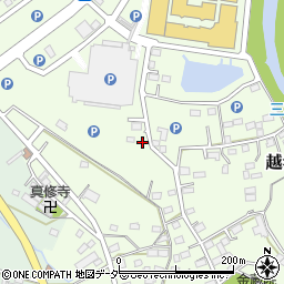 栃木県佐野市越名町1099-1周辺の地図