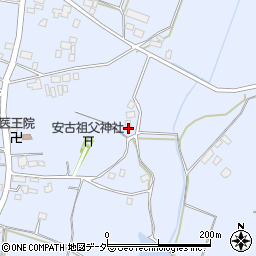 茨城県笠間市安居1727周辺の地図