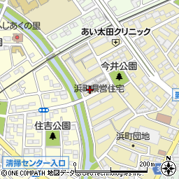 群馬県太田市浜町61-8周辺の地図