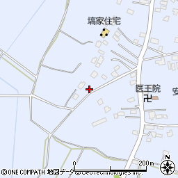 茨城県笠間市安居2036周辺の地図