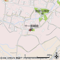 茨城県桜川市真壁町長岡724-1周辺の地図