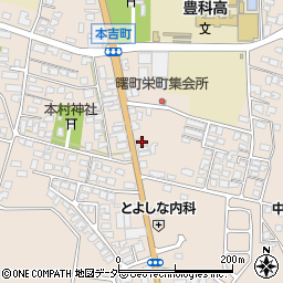 平林畳店周辺の地図