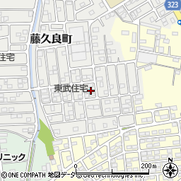 群馬県太田市藤久良町39周辺の地図