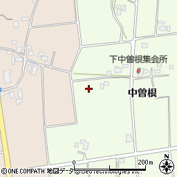 長野県安曇野市豊科高家中曽根周辺の地図