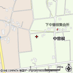 長野県安曇野市豊科高家（中曽根）周辺の地図