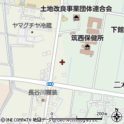 茨城県筑西市一本松156周辺の地図