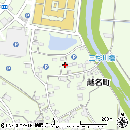 栃木県佐野市越名町1088周辺の地図