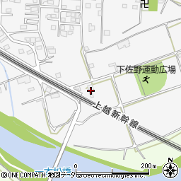 群馬県高崎市下佐野町1333周辺の地図