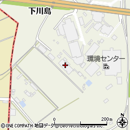 茨城県筑西市下川島631周辺の地図