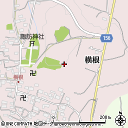 長野県佐久市横根周辺の地図