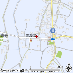 茨城県笠間市安居1449周辺の地図