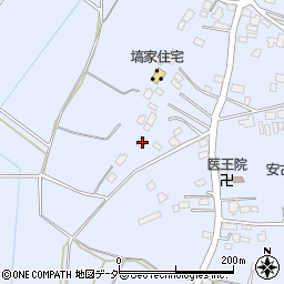茨城県笠間市安居2038周辺の地図