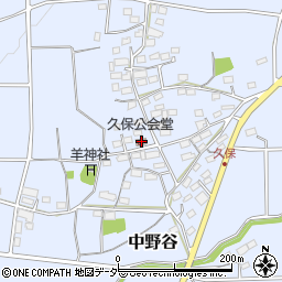 久保公会堂周辺の地図
