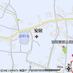 茨城県笠間市安居1234周辺の地図