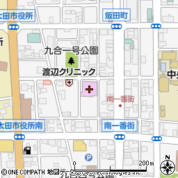 プレイアス太田周辺の地図