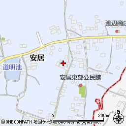 茨城県笠間市安居1239周辺の地図