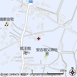 茨城県笠間市安居1751周辺の地図