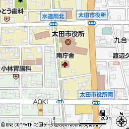 太田市社会福祉協議会　本所周辺の地図