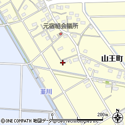 群馬県伊勢崎市山王町817周辺の地図