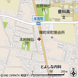 長野県安曇野市豊科本村2295周辺の地図