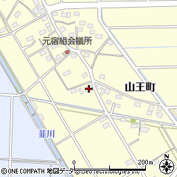 群馬県伊勢崎市山王町815周辺の地図