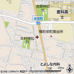 長野県安曇野市豊科本村2295-1周辺の地図