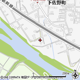 群馬県高崎市下佐野町1085周辺の地図