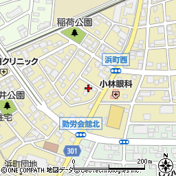 群馬県太田市浜町51-15周辺の地図