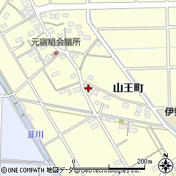 群馬県伊勢崎市山王町819周辺の地図