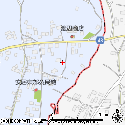 茨城県笠間市安居1142周辺の地図