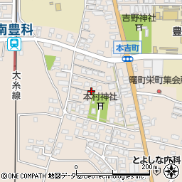 長野県安曇野市豊科2262周辺の地図