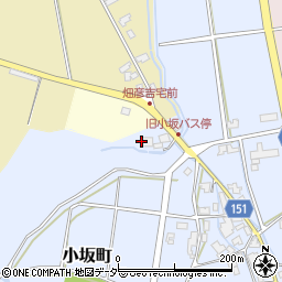 石川県加賀市小坂町ヨ周辺の地図