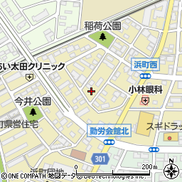 群馬県太田市浜町53-32周辺の地図