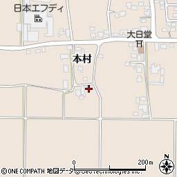 長野県安曇野市豊科本村1937周辺の地図