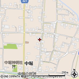 長野県安曇野市堀金烏川3653周辺の地図
