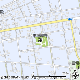 来福禪寺周辺の地図