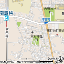 長野県安曇野市豊科2256周辺の地図