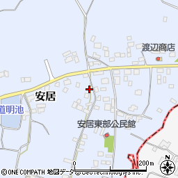 茨城県笠間市安居1240周辺の地図