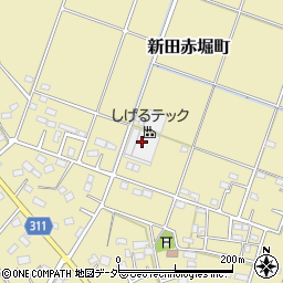 しげる工業株式会社　新田工場周辺の地図