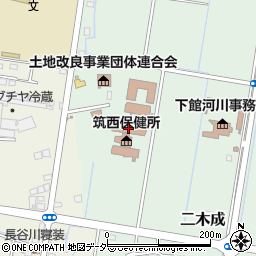 筑西合同庁舎周辺の地図