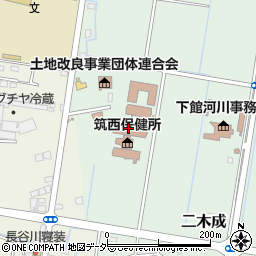 茨城県出先機関県庁生活協同組合　筑西支所理容所周辺の地図
