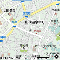 石川県加賀市山代温泉幸町63周辺の地図
