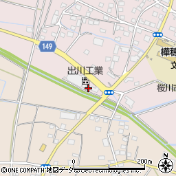 茨城県桜川市真壁町長岡407-1周辺の地図