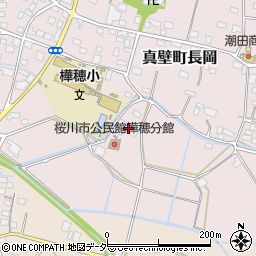 茨城県桜川市真壁町長岡608-12周辺の地図