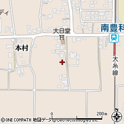 長野県安曇野市豊科1906周辺の地図