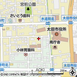 太田都市ガス株式会社　総務周辺の地図